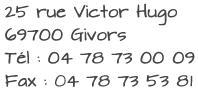 Pharmacie Victor Hugo - 25 rue Victor Hugo - 69700 Givors